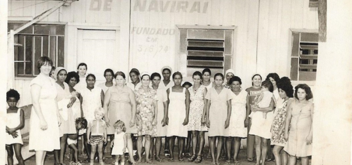 Prédio do Clube de Mães de Naviraí, MS, 1979.