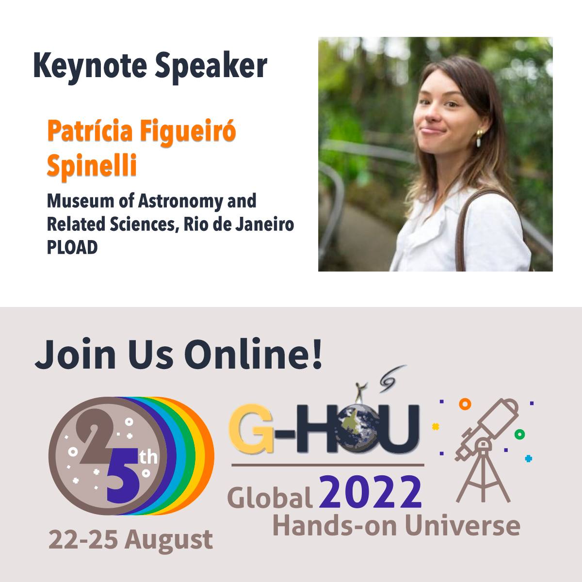 Meninas no MAST: 25th Global Hands-on Universe Conference - G-HOU 2022