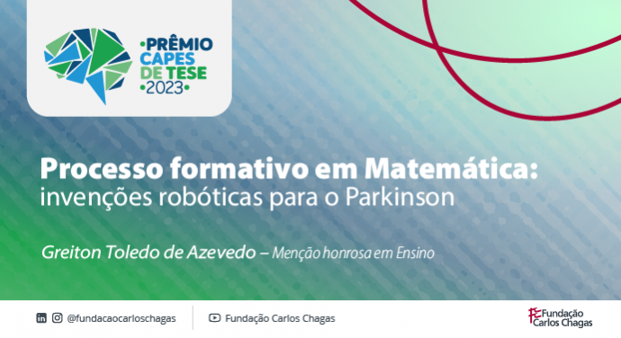 Invenções robóticas para o tratamento de Parkinson são tema de tese em Ensino premiada pela Fundação Carlos Chagas